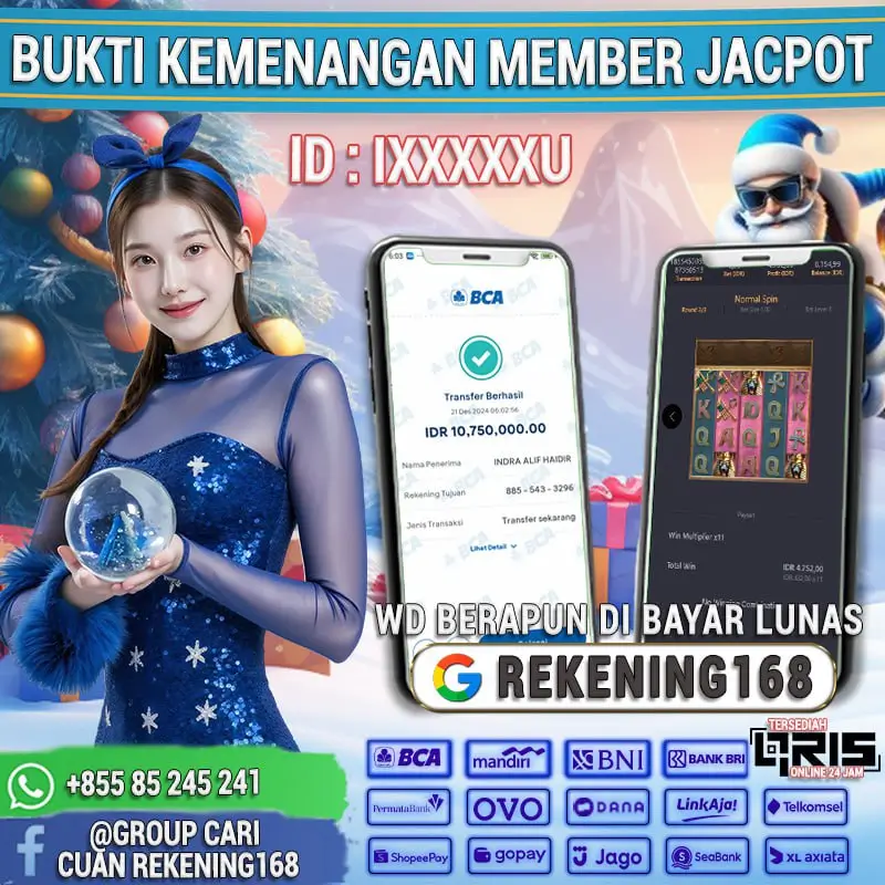 REKENING168 : Situs Slot Deposit Pulsa 10k Tanpa Potongan 2025